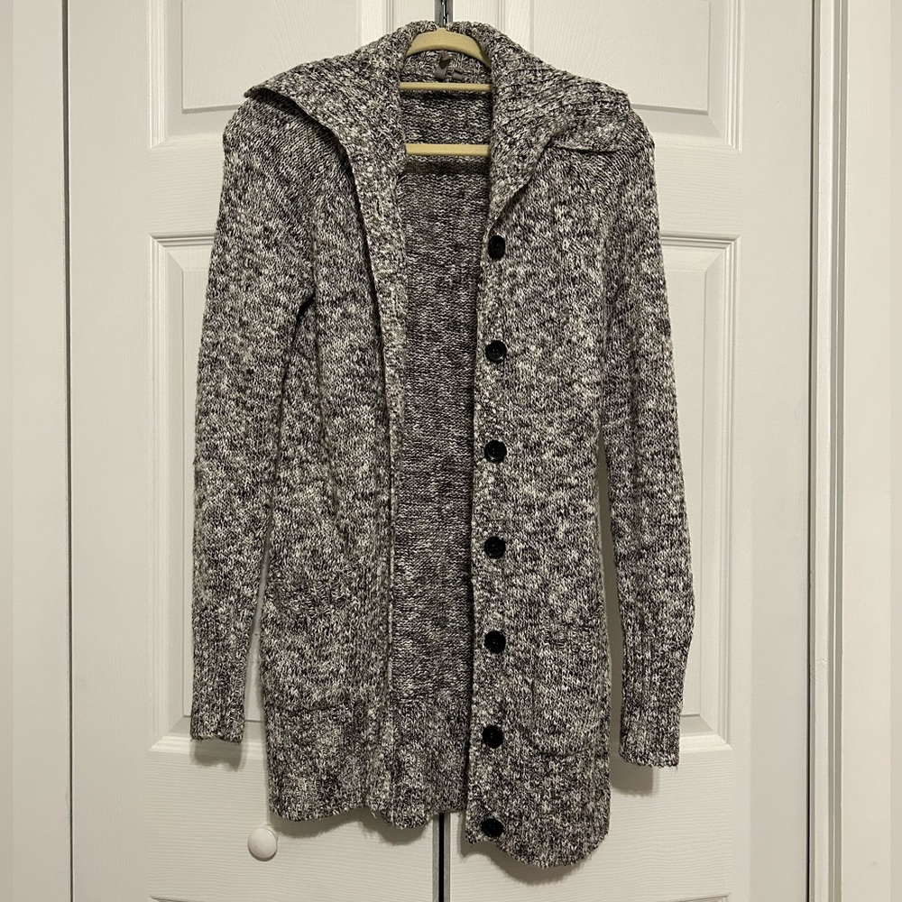 Oversized Long Knit Cardigan